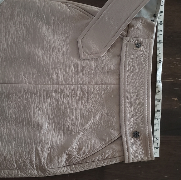 Dorothee Schumacher faux leather like skirt nude light pink size 2 - Picture 9 of 11